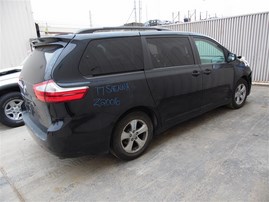 2017 TOYOTA SIENNA LE BLACK 3.5 AT FWD Z20016